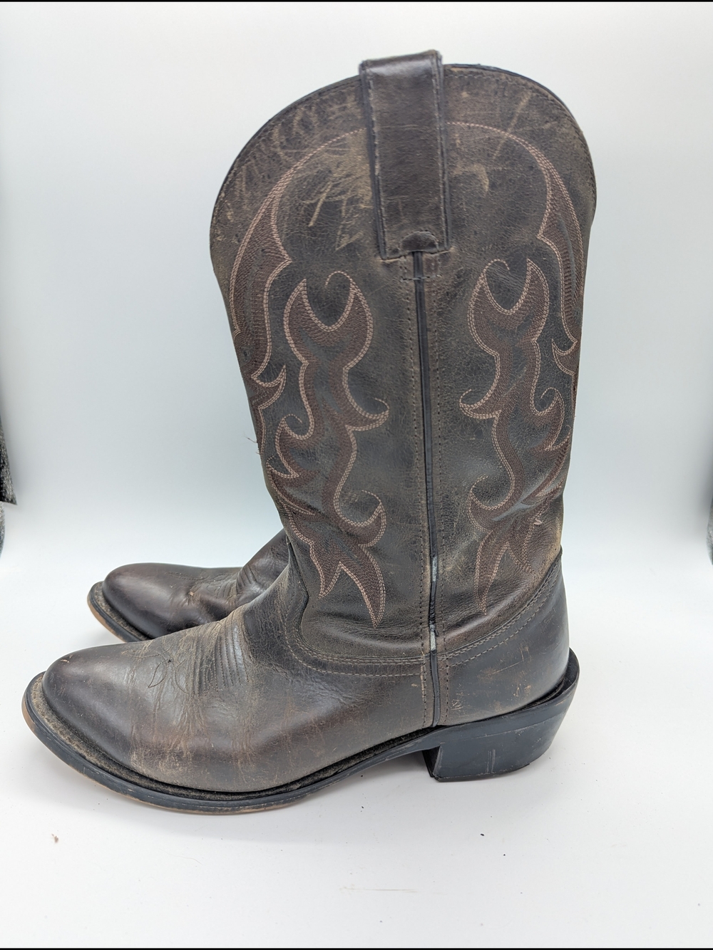Durango Dark Brown Western Cowboy Boots Men's 8.5D Ranch Work